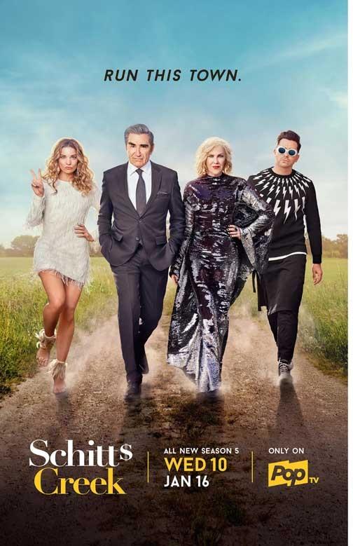Eugene Levy SCHITT'S CREEK Dan Levy Catherine O'Hara Annie Murphy poster 11x17
