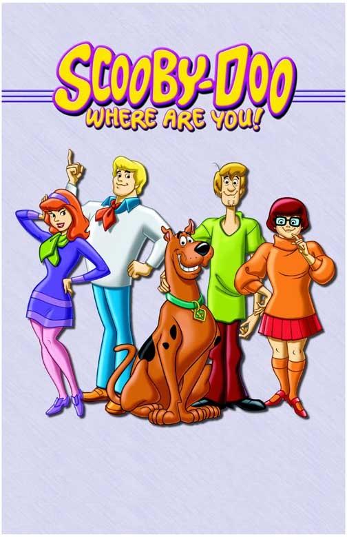 animated SCOOBY-DOO movie poster 11x17