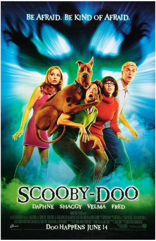 Sarah Michelle Gellar SCOOBY-DOO Freddie Prinze Jr. movie poster 11x17