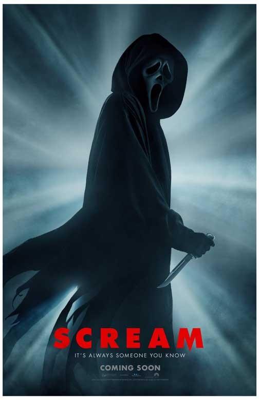 Jenna Ortega SCREAM 2022 Jack Quaid advance movie poster 11x17