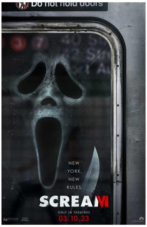 Jenna Ortega SCREAM 2023 advance movie poster 11x17