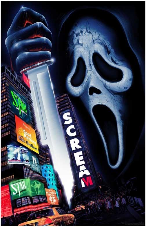 Jenna Ortega SCREAM 2023 broadway movie poster 11x17