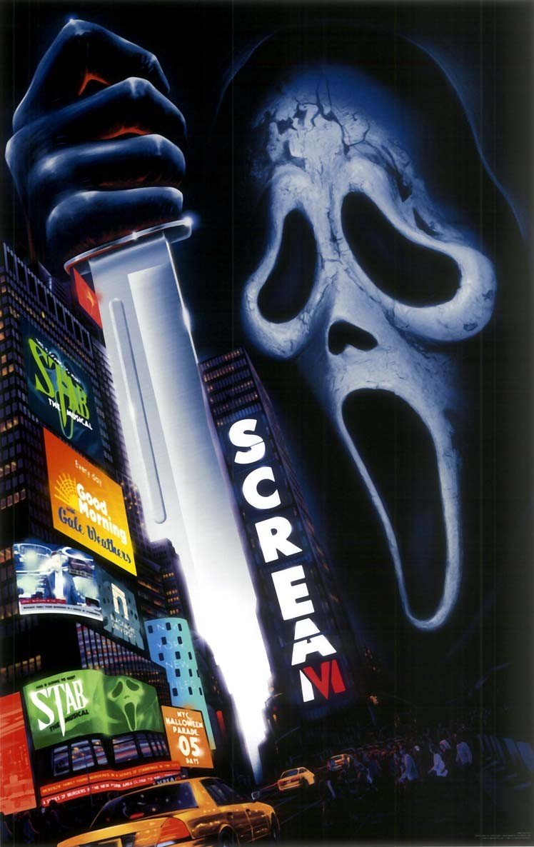 Jenna Ortega SCREAM VI Courtney Cox original studio movie poster 11x17