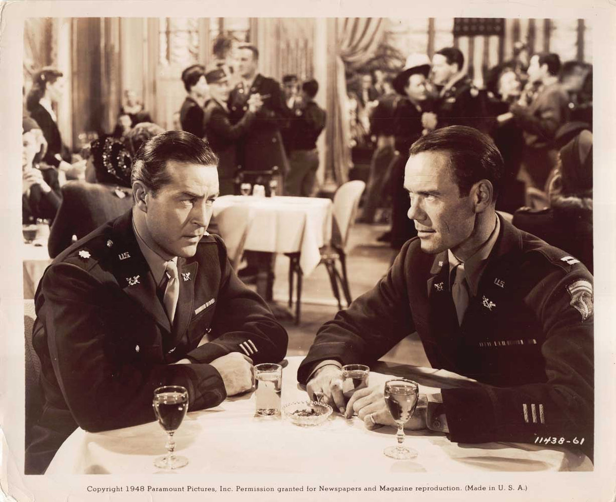 Ray Milland SEALED VERDICT John Ridgely 10x8 original press photo 1948