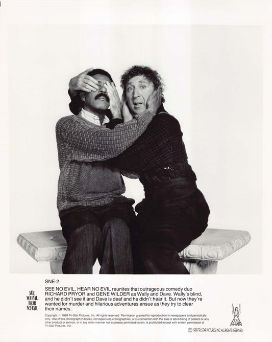 Gene Wilder SEE NO EVIL, HEAR NO EVIL Richard Pryor original 8x10 press photos