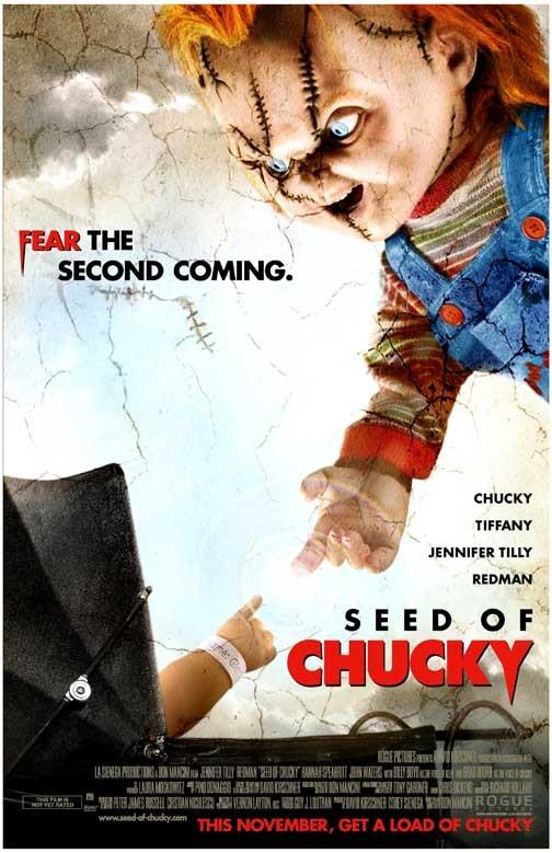 Brad Dourif SEED OF CHUCKY Jennifer Tilly Billy Boyd movie poster 11x17