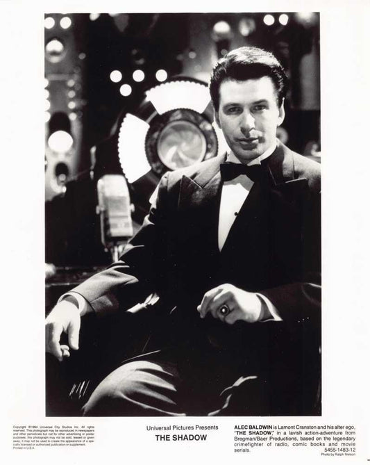 Alec Baldwin THE SHADOW original 8x10 press photo 1994