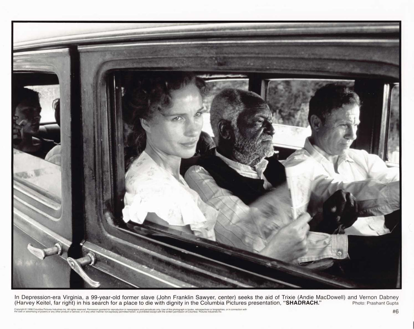 Andie MacDowell SHADRACH Harvey Keitel original 8x10 press photo 1998