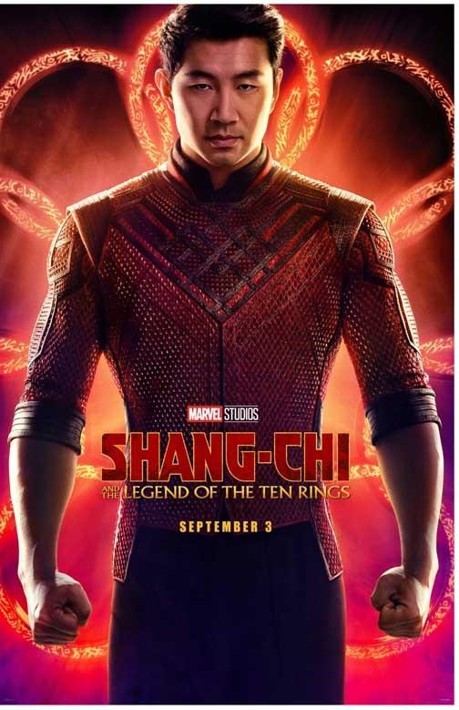 Simu Liu SHANG-CHI LEGEND OF THE TEN RINGS Awkwafina advance movie poster 11x17