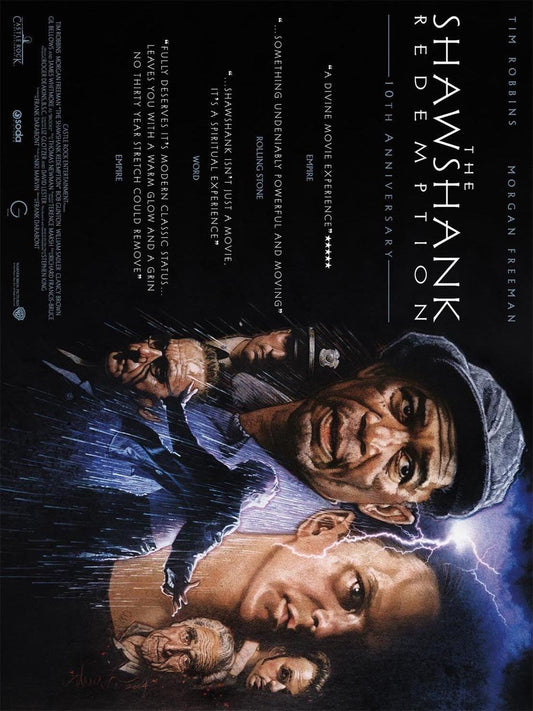 SHAWSHANK REDEMPTION original DS british movie poster 30x40 rolled 2004