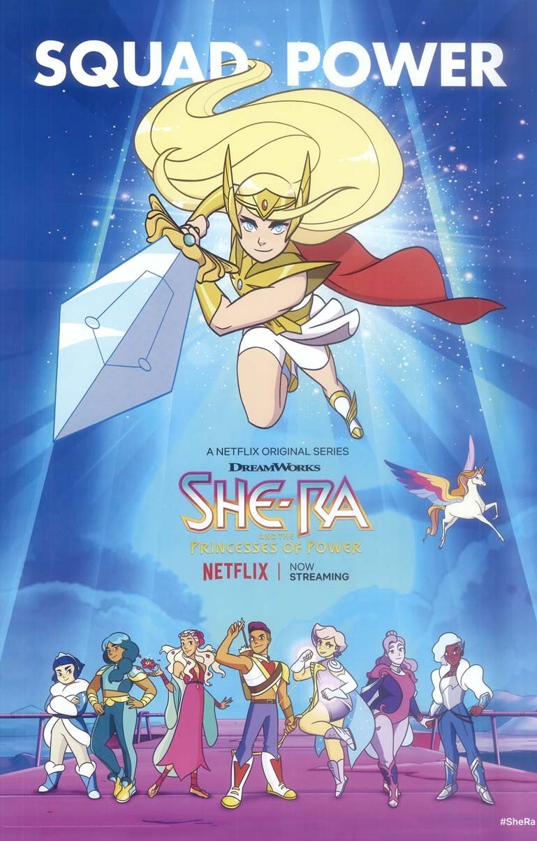 Netflix SHE-RA 'Squad Power' cast original studio movie poster 11x17