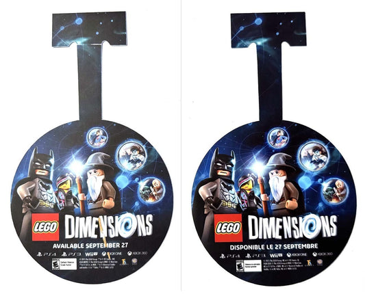 LEGO DIMENSIONS store display shelf hanger 2015 bilingual