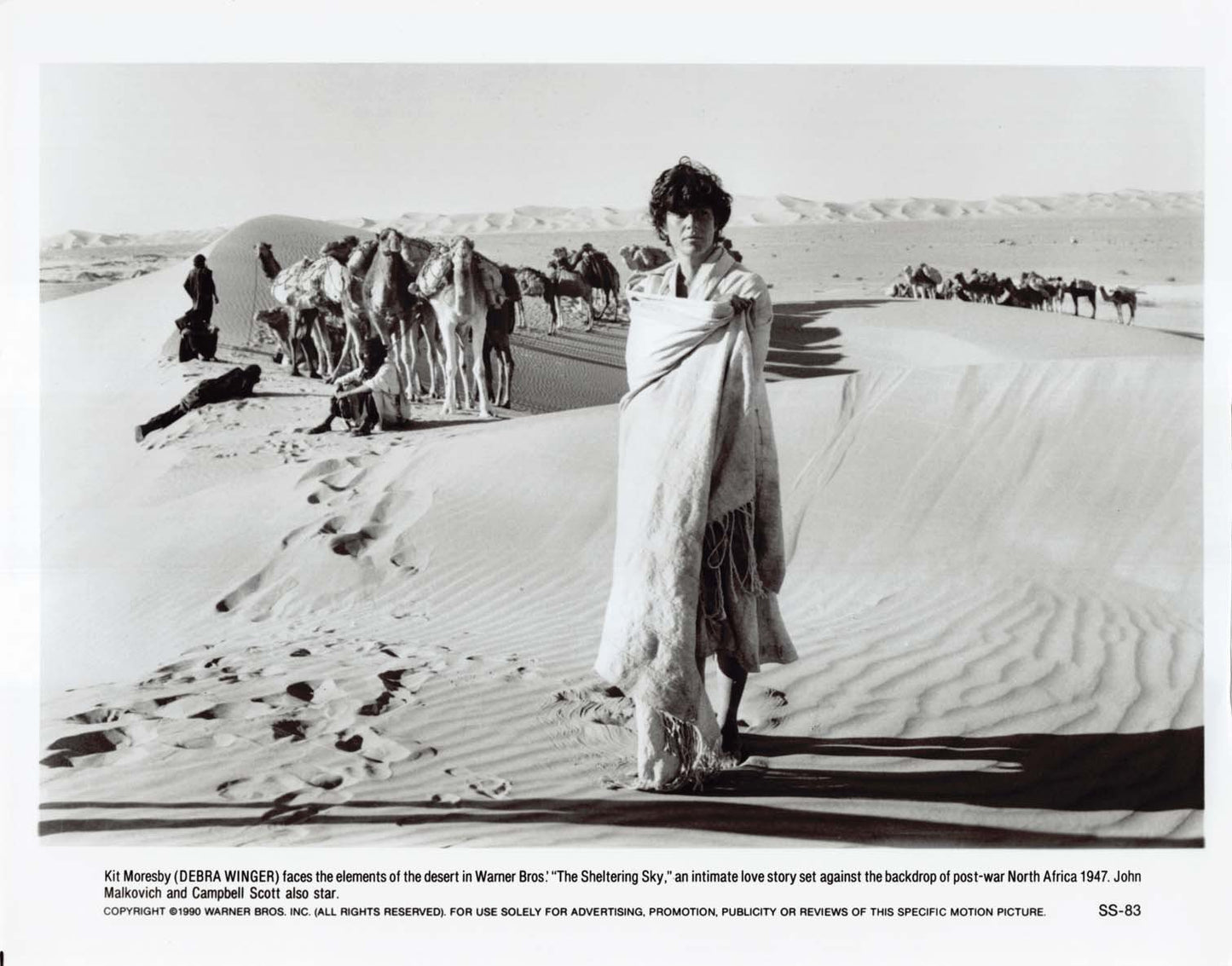 Debra Winger SHELTERING SKY John Malkovich original 8x10 press photos 1990