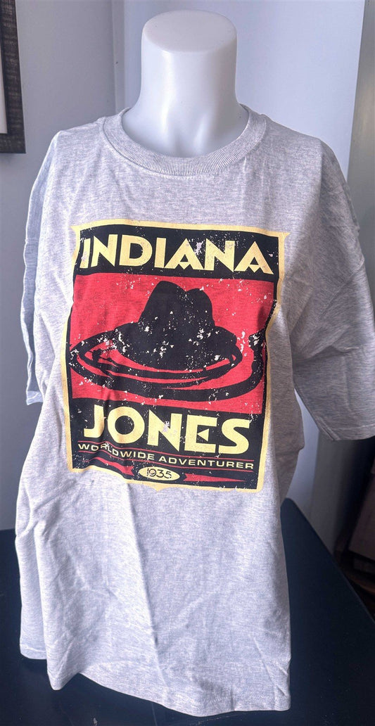 1990's INDIANA JONES "Worldwide Adventurer" vintage tee shirt XL