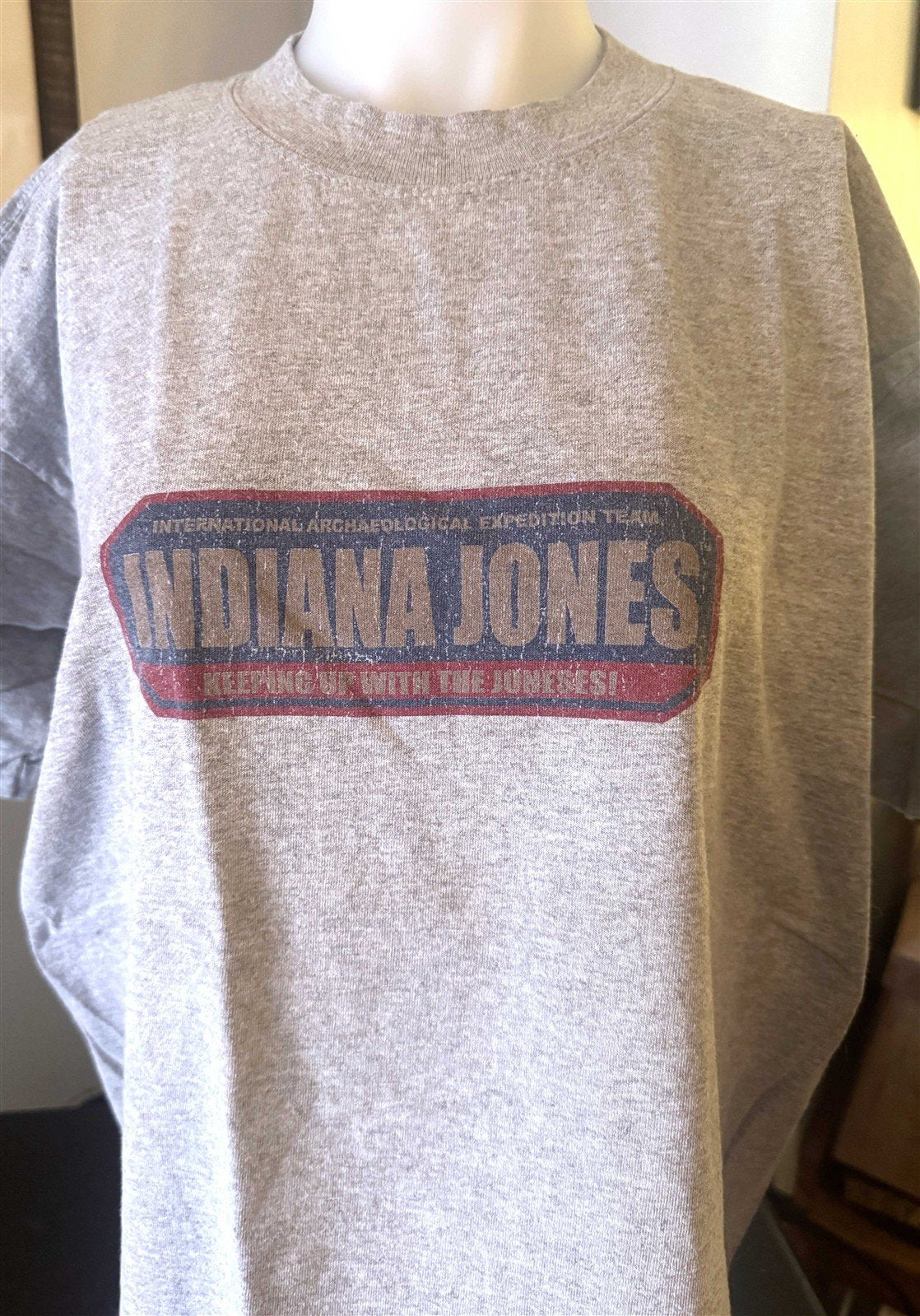 1990's vintage Disney INDIANA JONES 'Keeping Up With The Joneses' tee shirt L