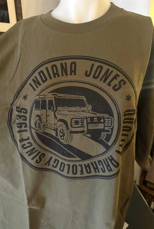 2008 INDIANA JONES 'Quality Archaeology' XL tee shirt NEW