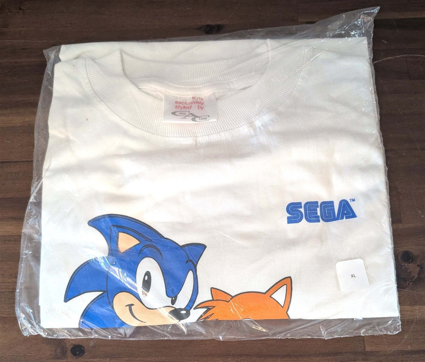 Sega SONIC THE HEDGEHOG 2 vintage XL promo shirt 1993 SEALED