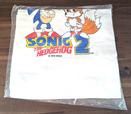 Sega SONIC THE HEDGEHOG 2 vintage XL promo shirt 1993 SEALED