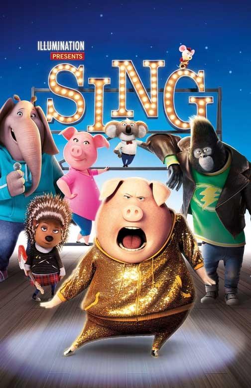 Scarlett Johansson SING Matthew McConaughey advance movie poster 11x17