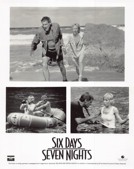 Harrison Ford SIX DAYS SEVEN NIGHTS Anne Heche original 8x10 press photo 1999