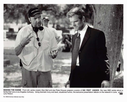 Peter Krause HBO's SIX FEET UNDER Alan Ball original 10x8 press photo 2001