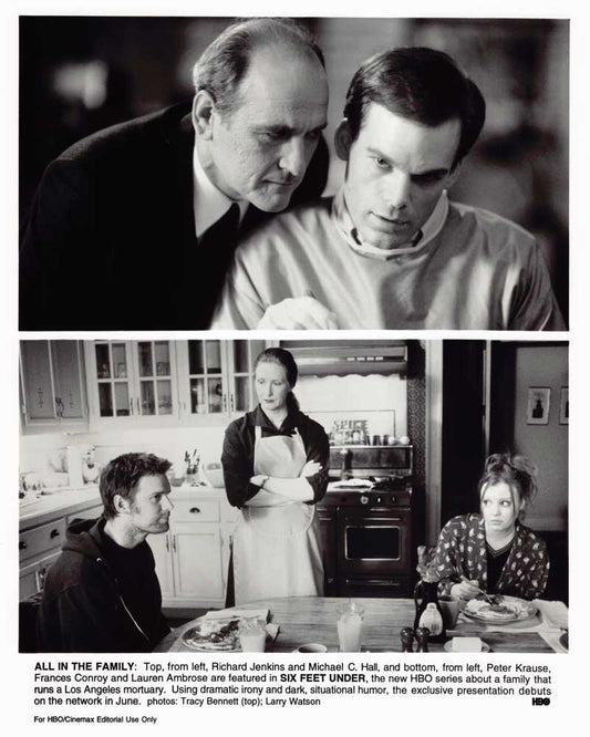 Richard Jenkins HBO's SIX FEET UNDER Michael C Hall original 8x10 photo 2001