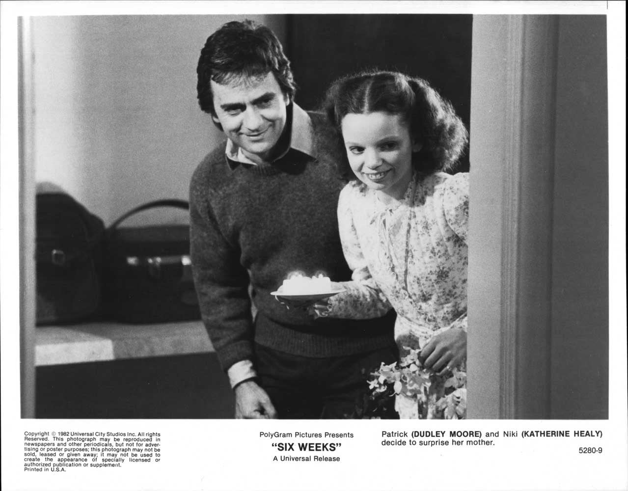 Dudley Moore SIX WEEKS Mary Tyler Moore original 8x10 press photos 1982