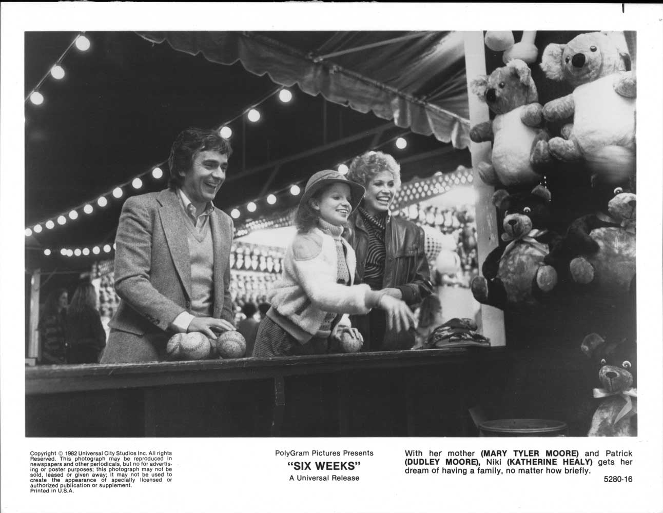 Dudley Moore SIX WEEKS Mary Tyler Moore original 8x10 press photos 1982