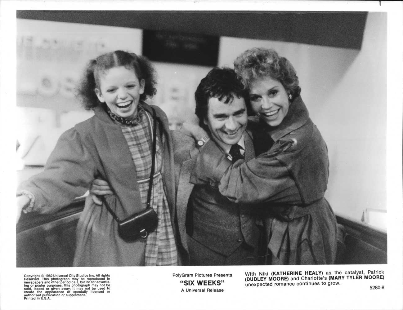 Dudley Moore SIX WEEKS Mary Tyler Moore original 8x10 press photos 1982