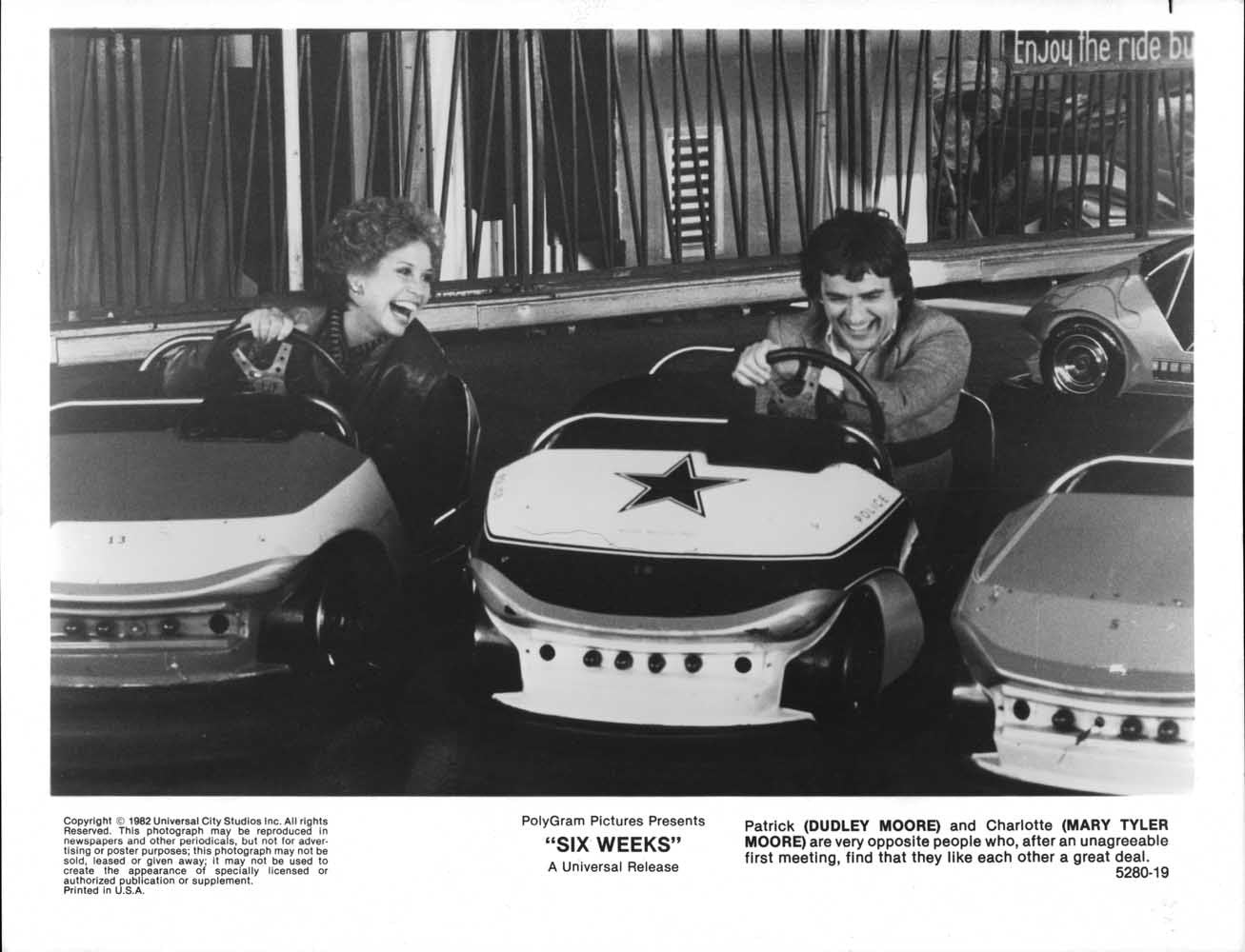 Dudley Moore SIX WEEKS Mary Tyler Moore original 8x10 press photos 1982