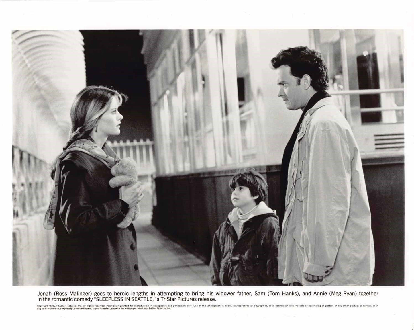 Tom Hanks SLEEPLESS IN SEATTLE Meg Ryan original press photo 1993