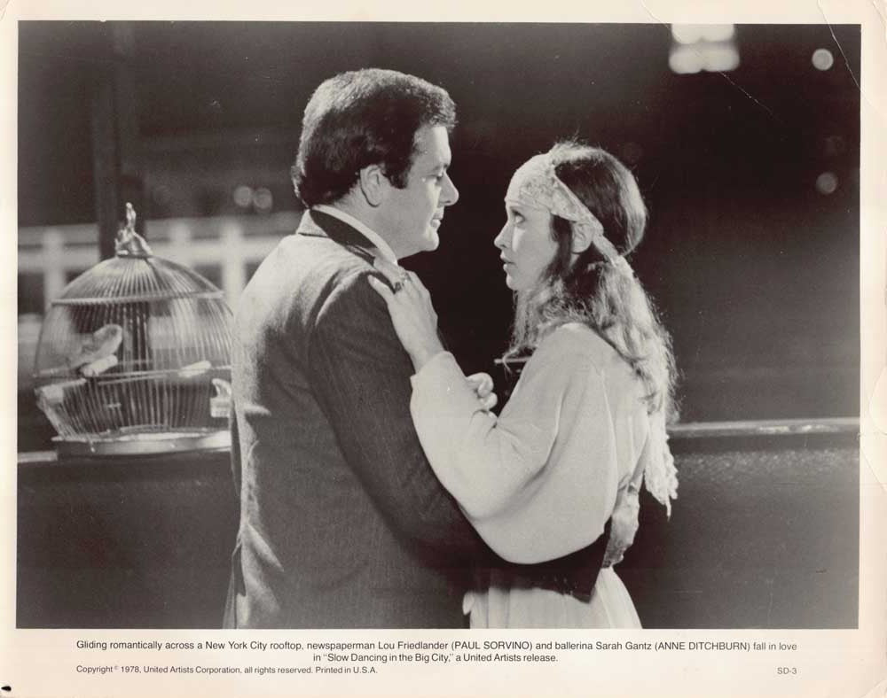 Paul Sorvino SLOW DANCING IN THE BIG CITY original 10x8 press photo 1978