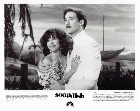 Kevin Kline Sally Field SOAPDISH original press photo 1991