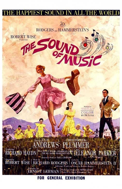 Julie Andrews THE SOUND OF MUSIC Christopher Plummer movie poster 11x17
