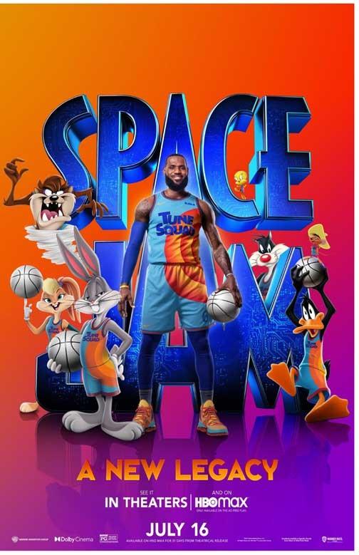 Bugs Bunny SPACE JAM 2 LeBron James advance movie poster 11x17
