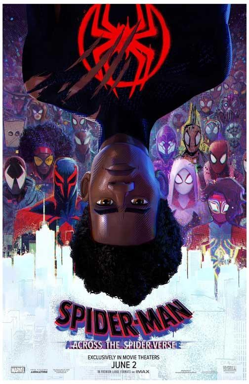 SPIDER-MAN ACROSS THE SPIDER-VERSE cast advance movie poster 11x17