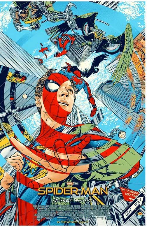 Tom Holland SPIDER-MAN HOMECOMING movie poster 11x17 Cinemark