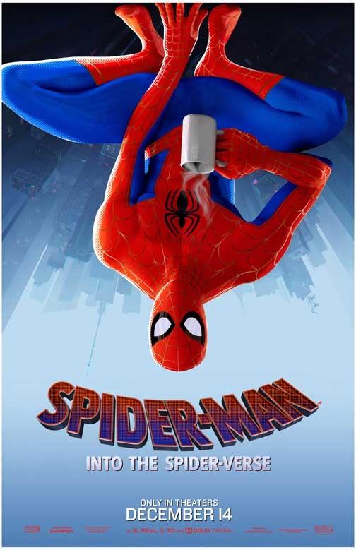 SPIDER-MAN INTO THE SPIDER-VERSE Peter Parker character movie poster 11x17