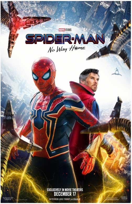 Tom Holland SPIDER-MAN NO WAY HOME Doctor Strange advance movie poster 11x17