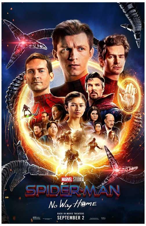 Tom Holland SPIDER-MAN NO WAY HOME cast movie poster 11x17