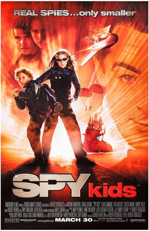 Antonio Banderas SPY KIDS Carla Gugino movie poster 11x17 Robert Rodriguez