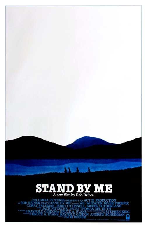 Jerry O'Connell STAND BY ME Wil Wheaton movie poster 11x17 Rob Reiner