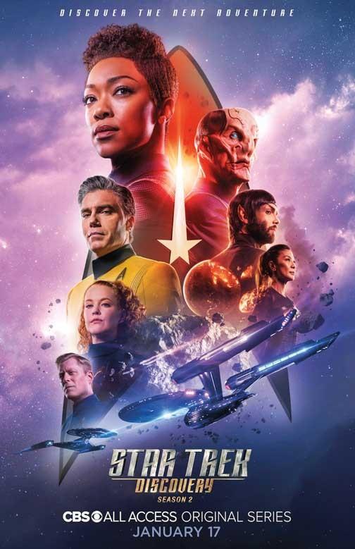 Sonequa Martin-Green STAR TREK DISCOVERY Doug Jones cast movie poster 11x17 S2