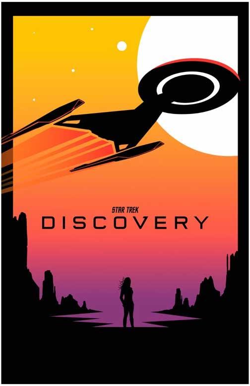 Sonequa Martin-Green STAR TREK DISCOVERY Doug Jones movie poster 11x17 S5