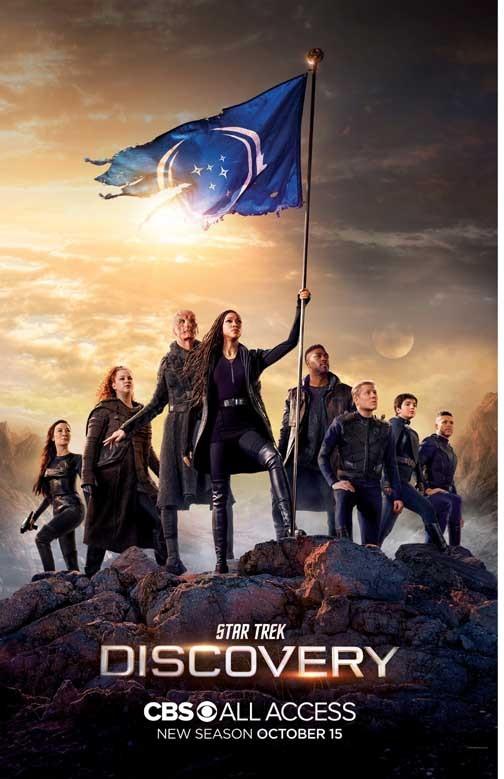 Sonequa Martin-Green STAR TREK DISCOVERY Doug Jones cast movie poster 11x17 S3