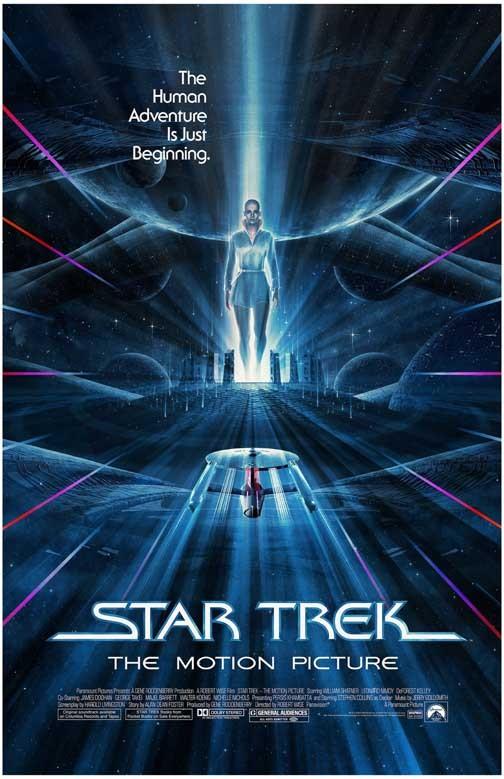 William Shatner STAR TREK MOTION PICTURE Leonard Nimoy art movie poster 11x17
