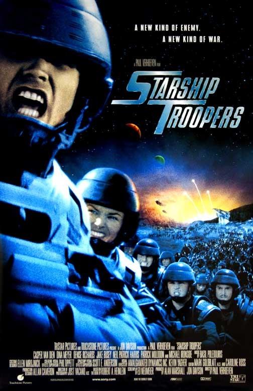 Casper Van Dien STARSHIP TROOPERS Dina Meyers Denise Richards movie poster 11x17