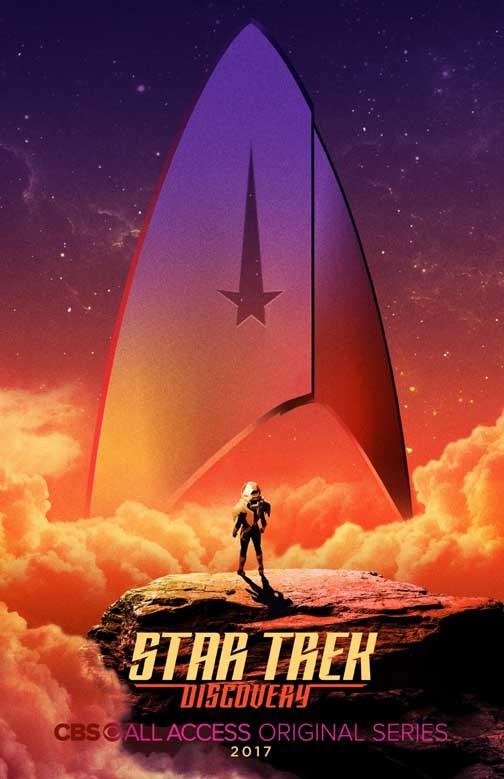 Sonequa Martin-Green STAR TREK DISCOVERY Doug Jones Badge poster 11x17