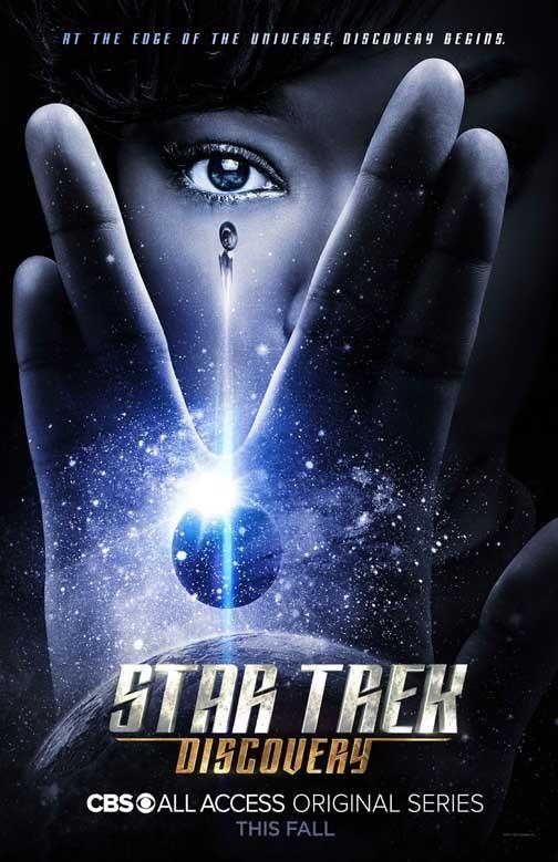 Sonequa Martin-Green STAR TREK DISCOVERY Doug Jones salute movie poster 11x17