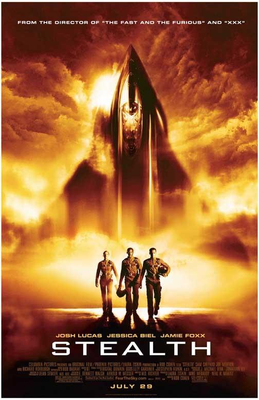 Jamie Foxx STEALTH Jessica Biehl Josh Lucas movie poster 11x17